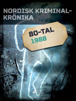 cover image of Nordisk kriminalkrönika 1988